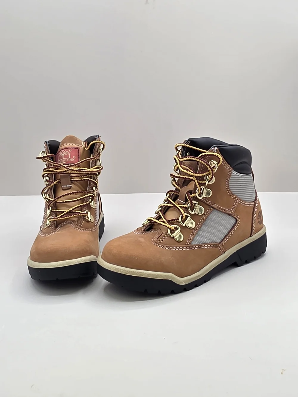 Timberland Kids Unisex Tan & Black Hiking Boots