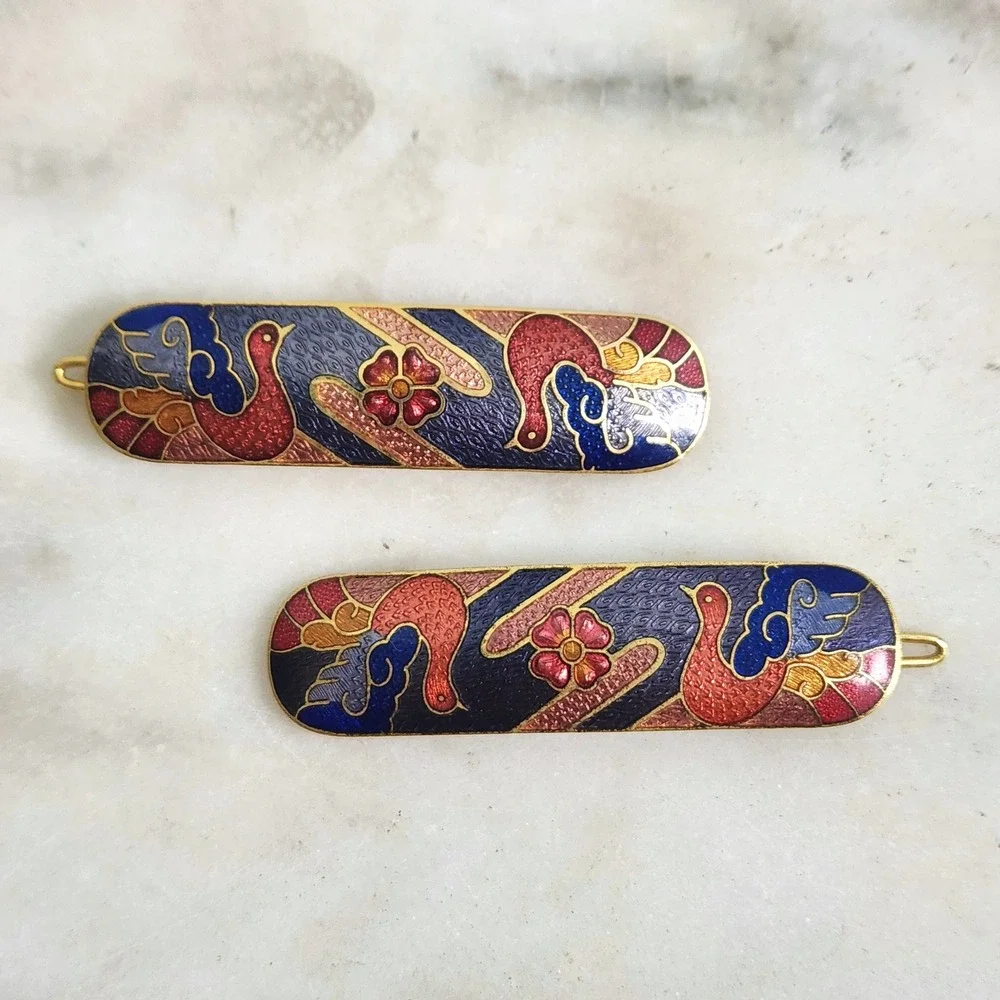 Unbranded vintage cloisonne