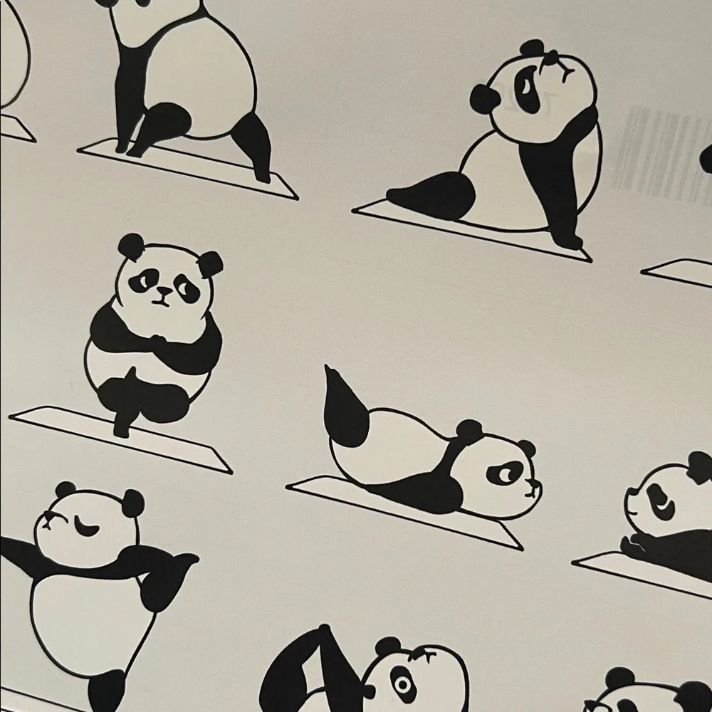 Society6 panda yoga