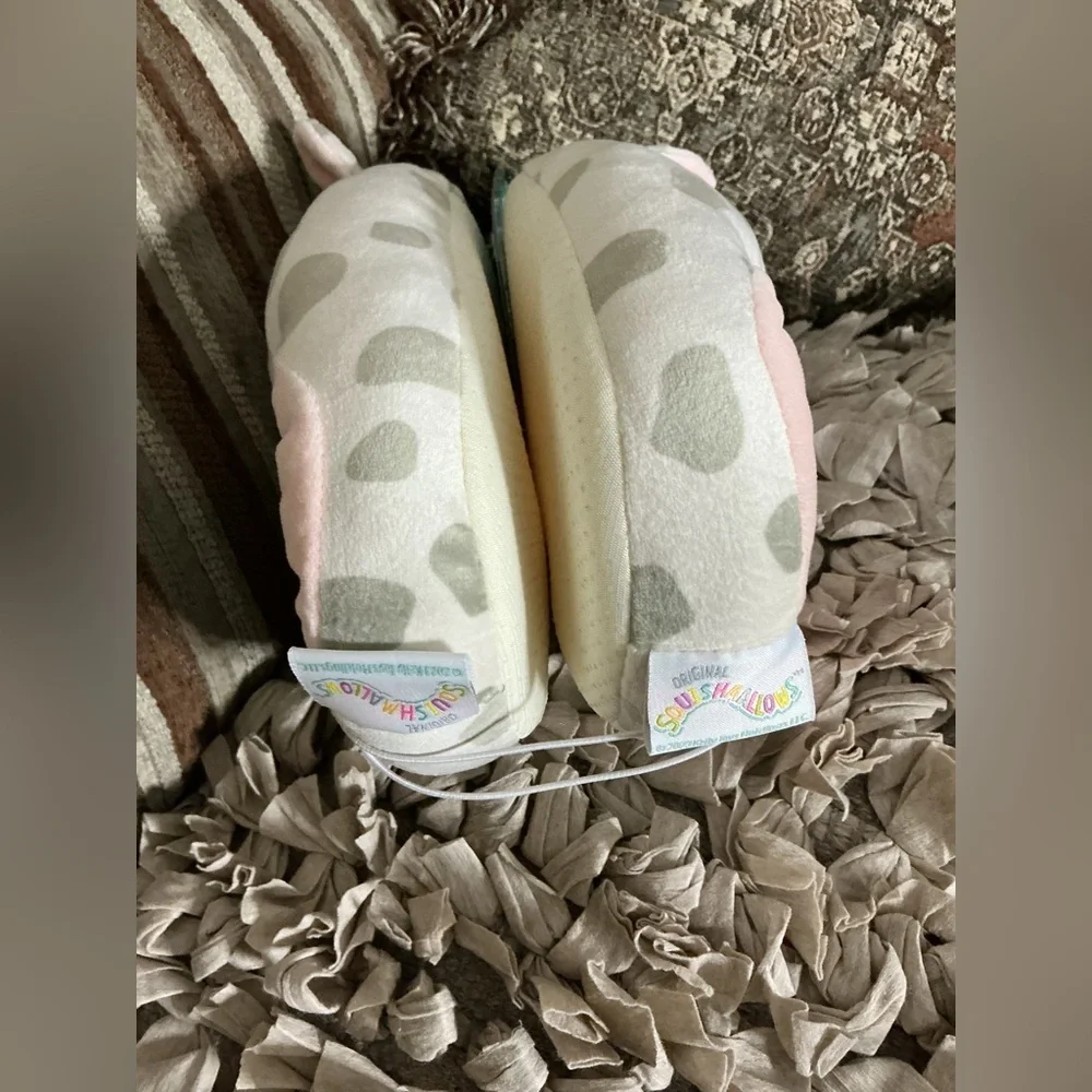 Pink and Gray Cozy Slippers