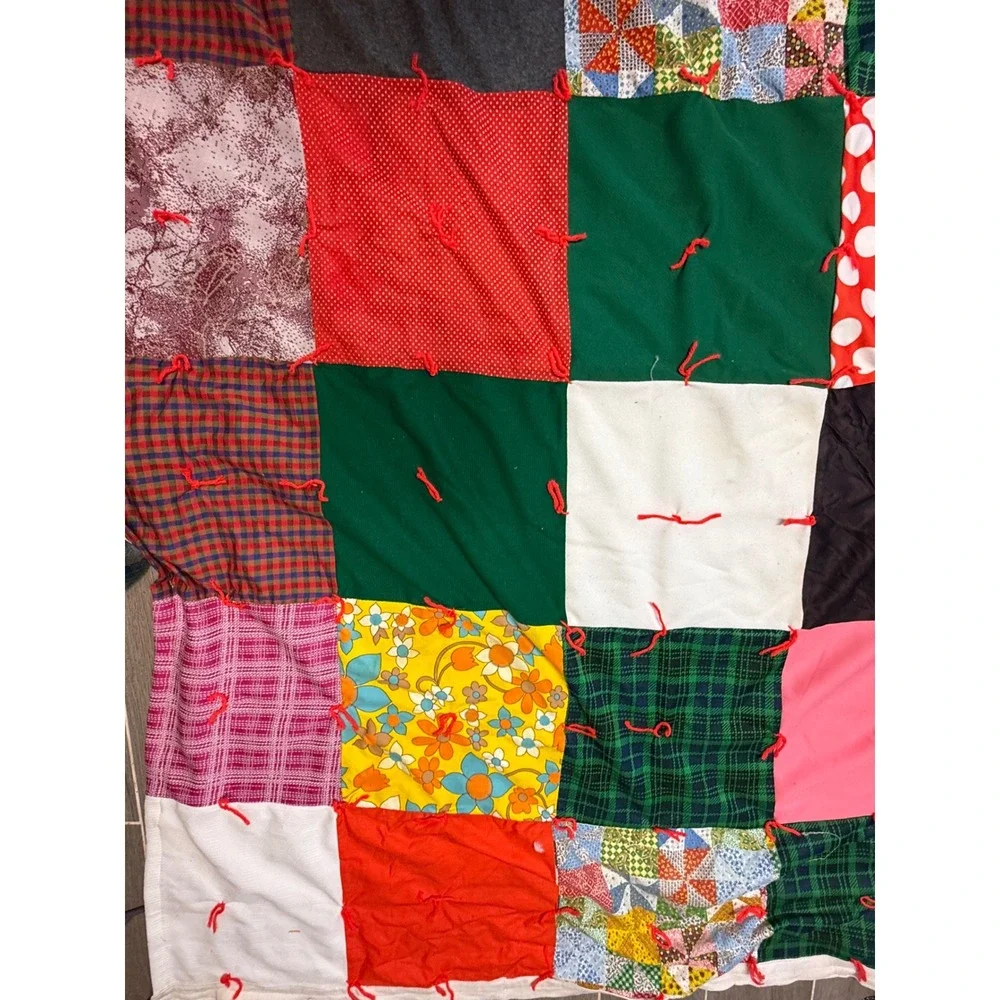Handmade vintage patchwork