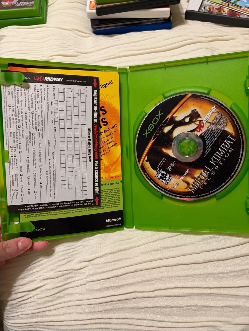 Mortal Kombat Deception Xbox Complete