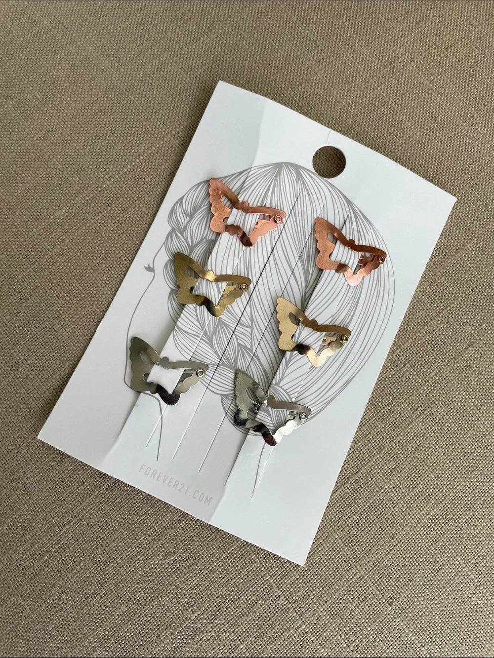 Forever21 Butterfly Hair Clips