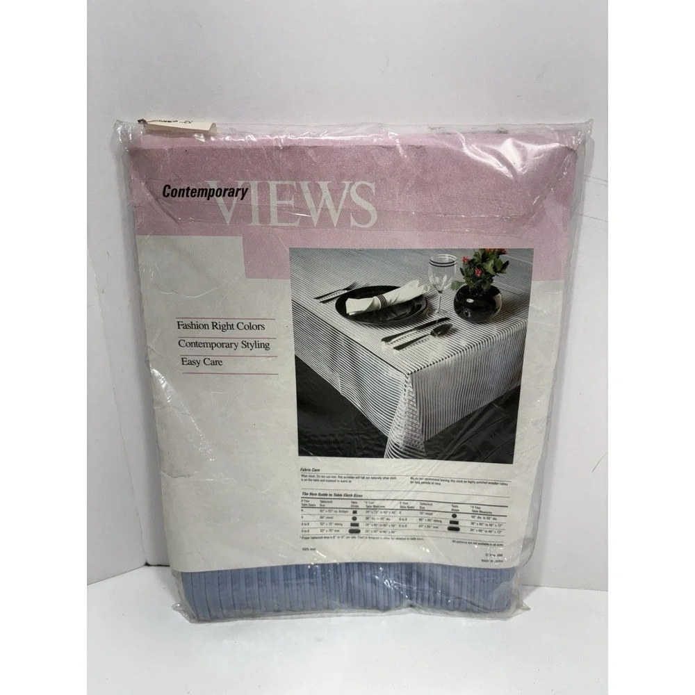 Vinyl Tablecloth Contemporary Views  70