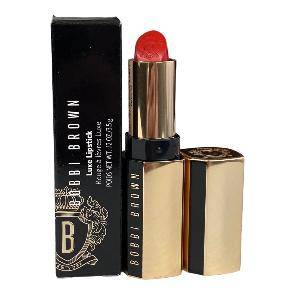 Bobbi Brown 10 Hour Moisturizing Luxe Lipstick 508 Tango Satin Long Lasting‎