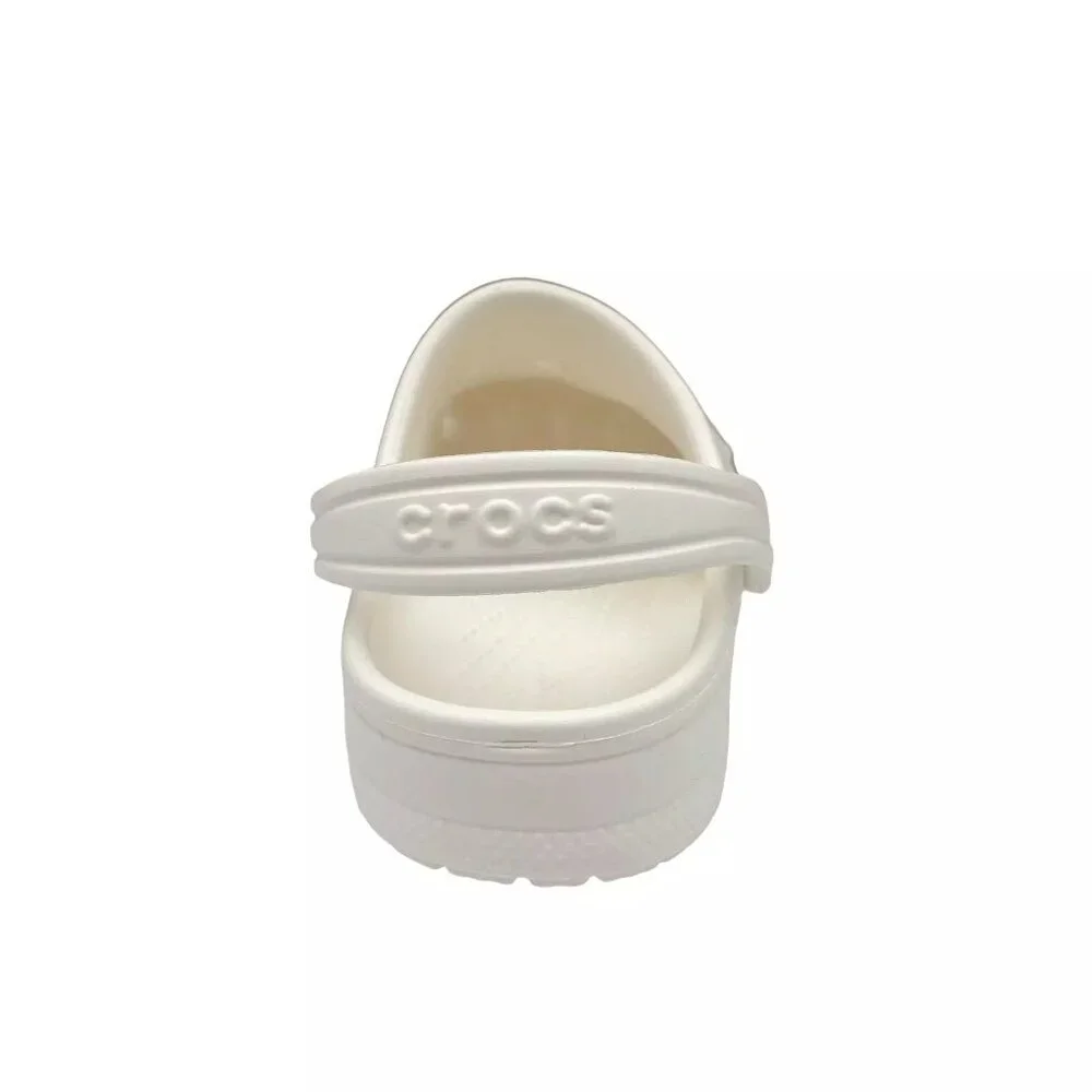 Crocs Baya Little Boy's/Girl's Slip-on Clogs Size‎ 13 Solid White Water Friendly