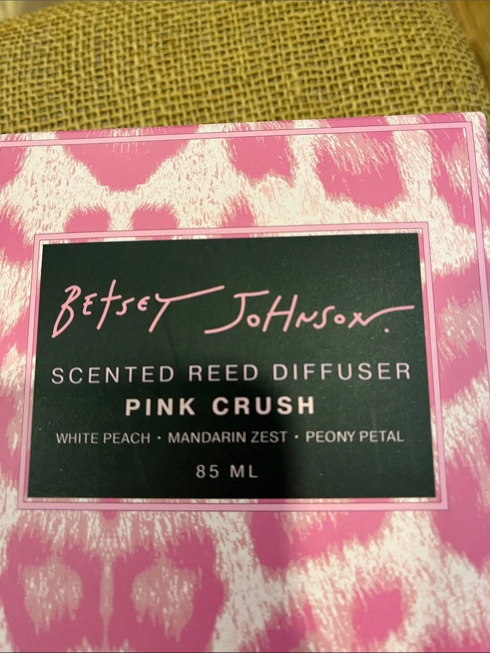 Betsey Johnson clear citrus vibrant
