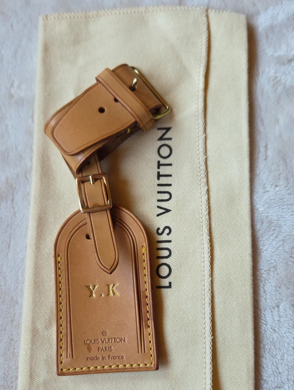 Louis Vuitton tan leather