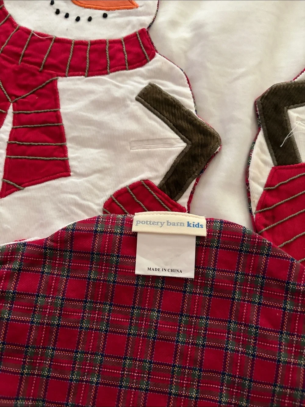 Pottery Barn Kids festive red