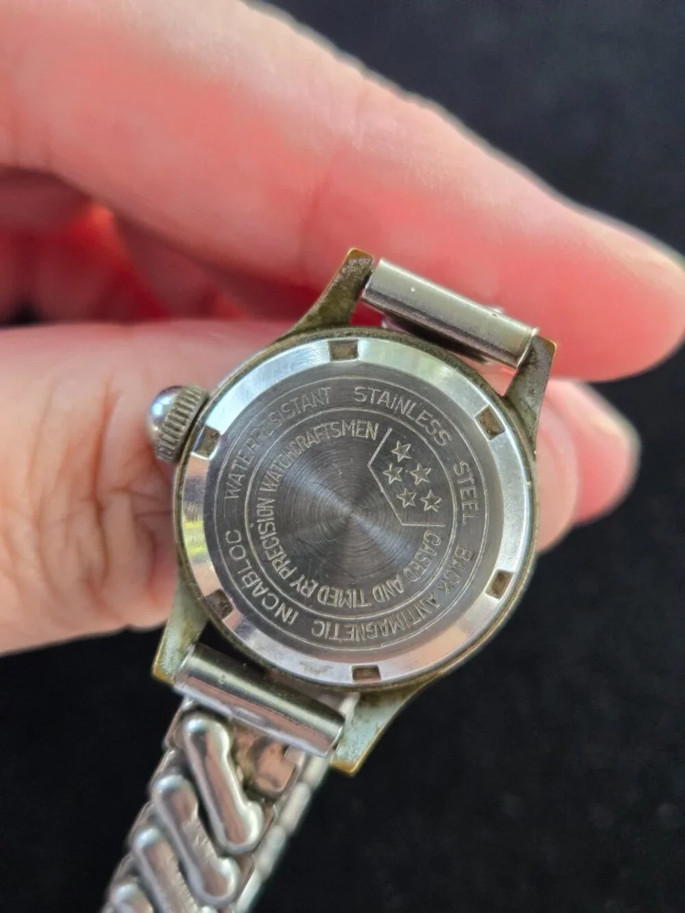 Vintage Eloga Watch 17 Jewels Incabloc Antimagnetic Unbreakable Mainspring