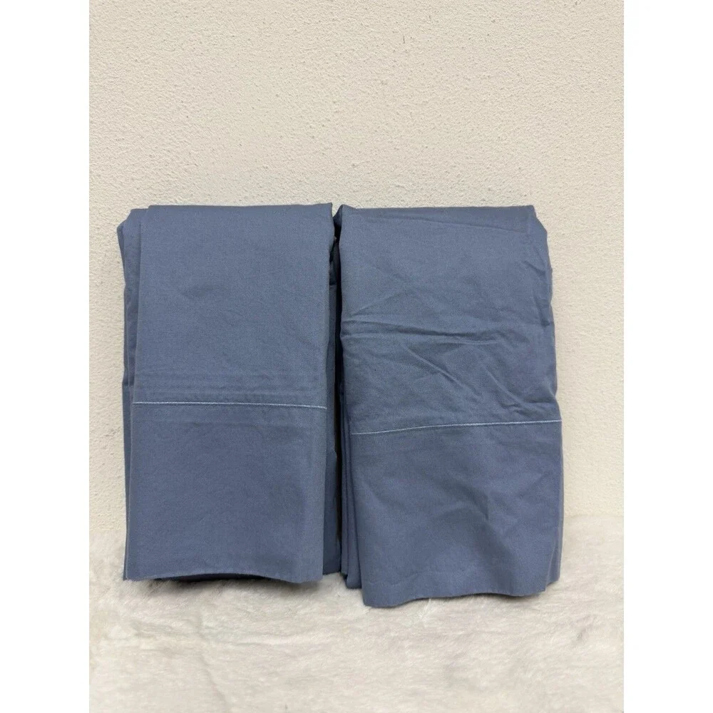 Hotel Collection 525 Thread Count Cotton (2) King Pillowcases Blue