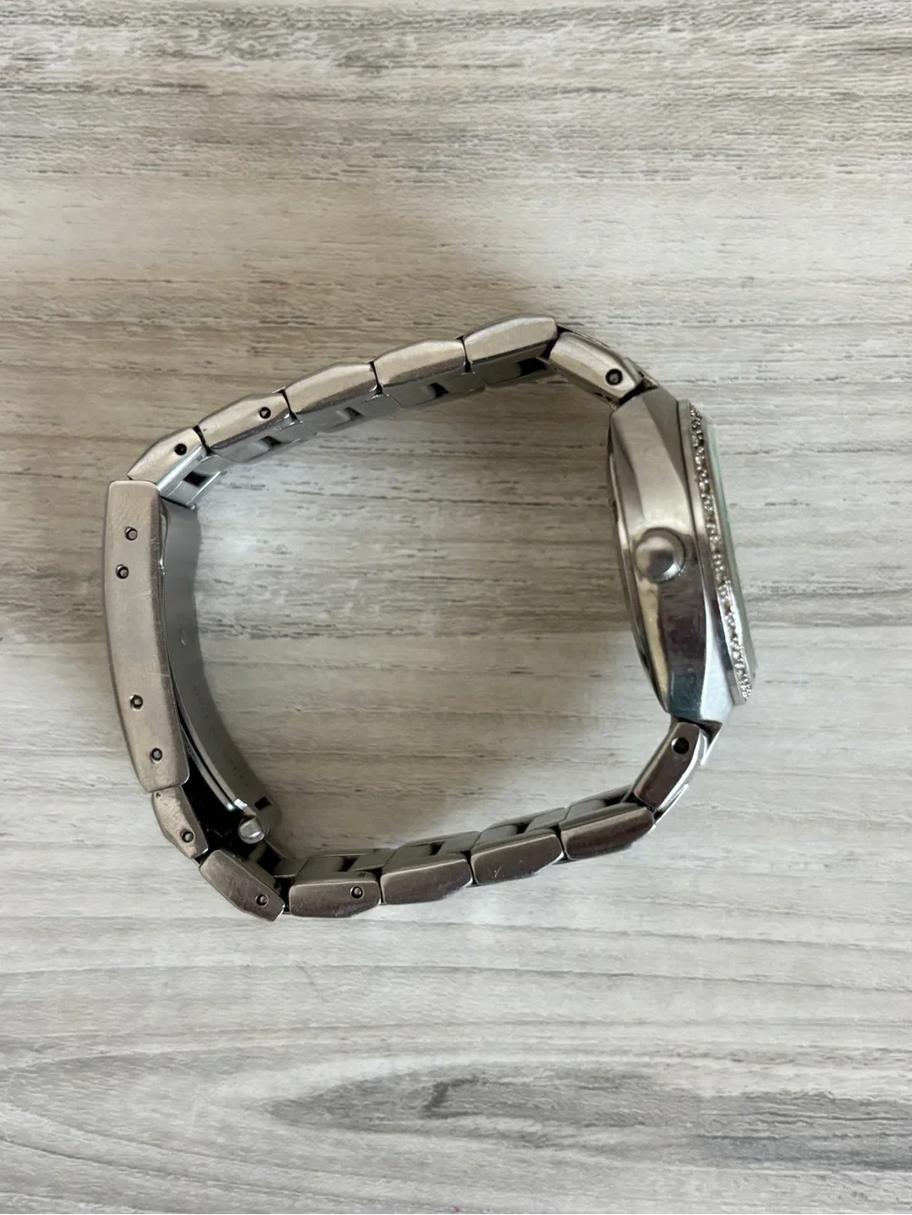 Fossil Women's Colleague Y2K Quartz Stainless Steel Silver Three-Hand Watch