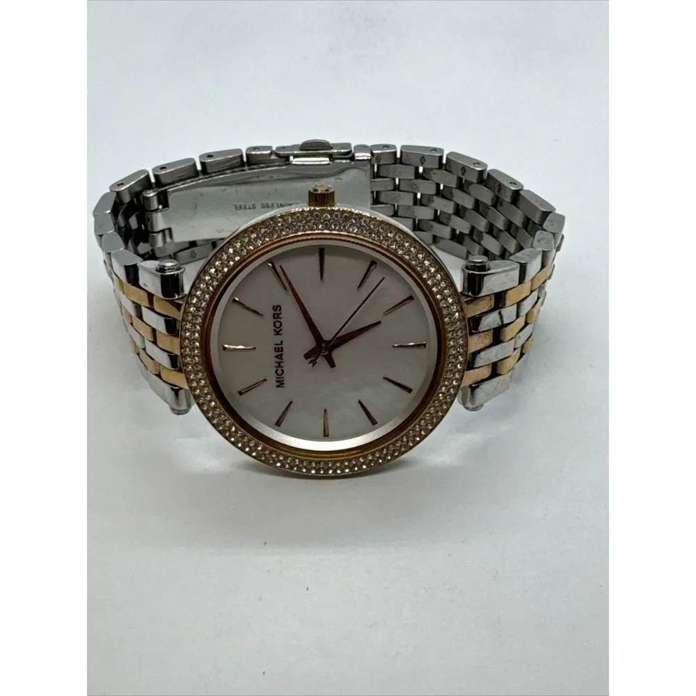 Michael Kors Darci MK3321 Women's Two-Tone Analog Dial Quartz Wrist Watch JNA412