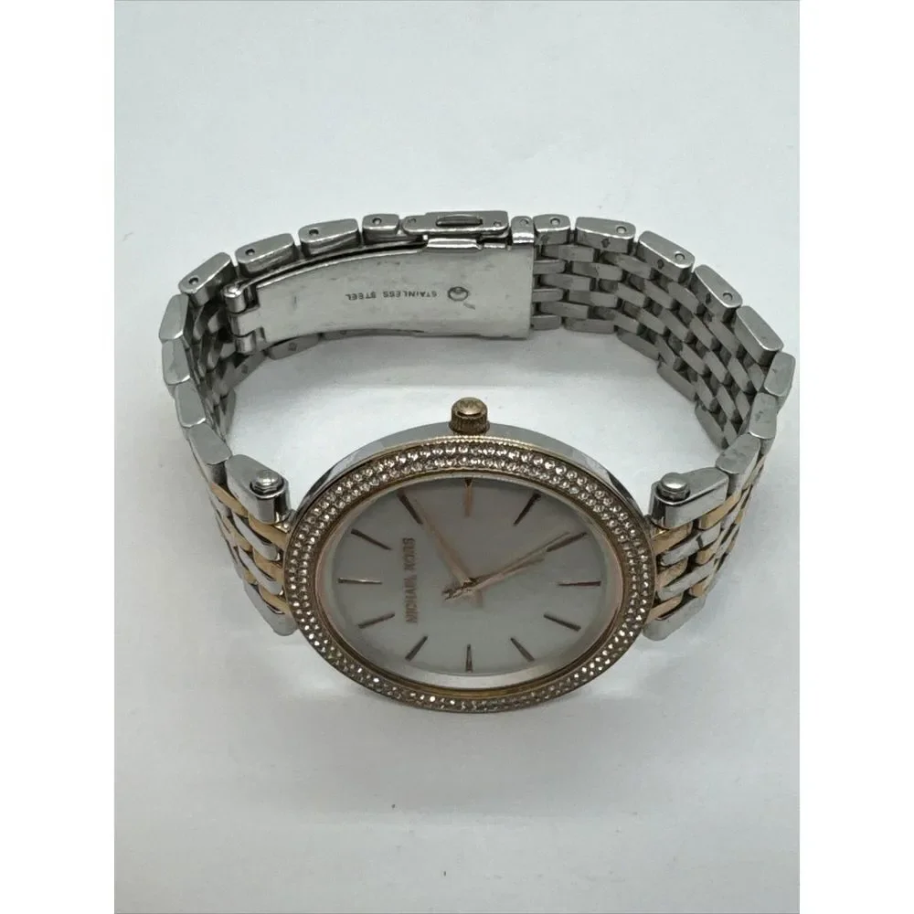 Michael Kors Darci MK3321 Women's Two-Tone Analog Dial Quartz Wrist Watch JNA412