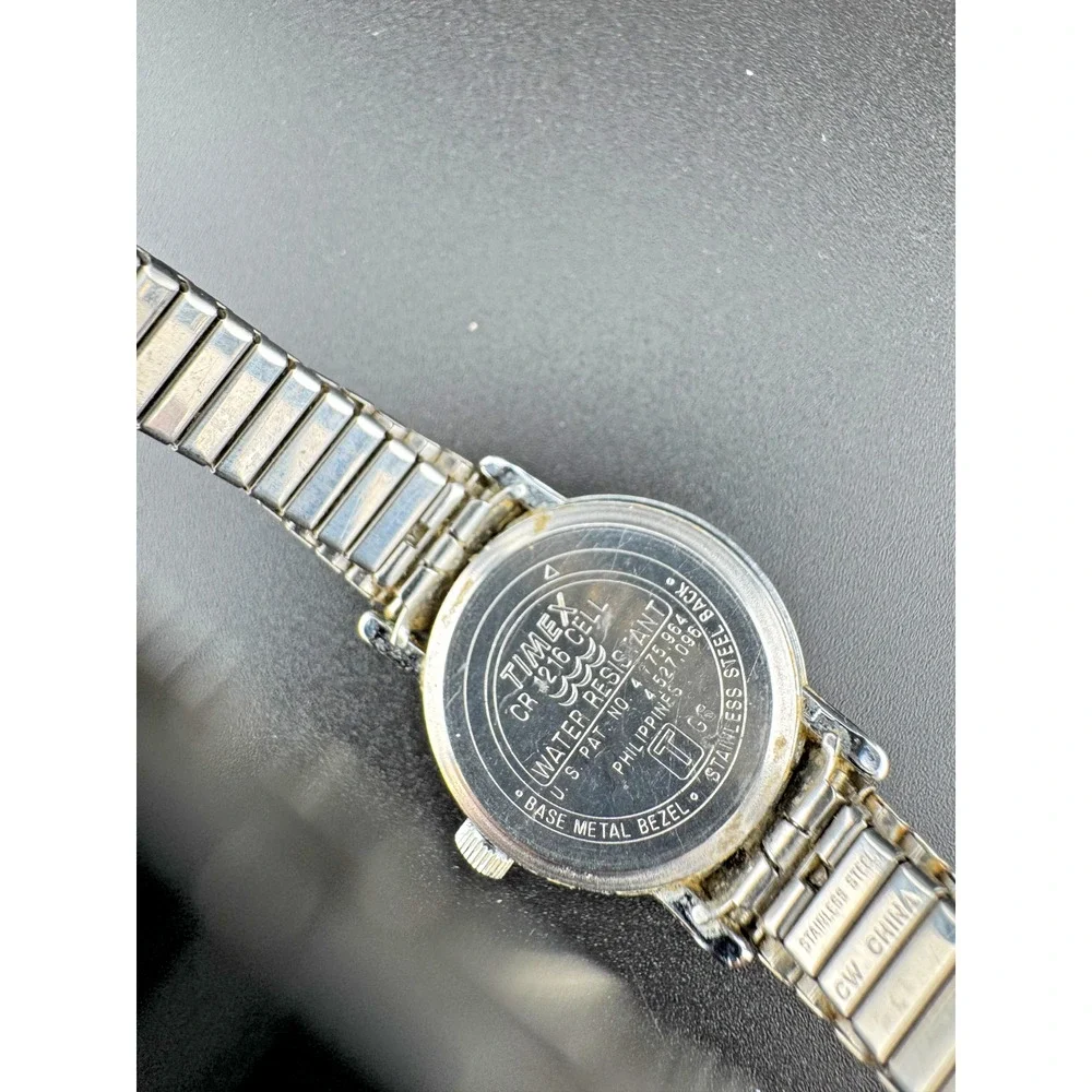 Timex Indiglo Ladies Watch Cream Dial 30M Expansion Band