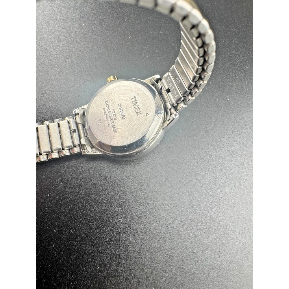 Vintage Timex Indiglo Two-Tone Ladies Watch Date WR30M