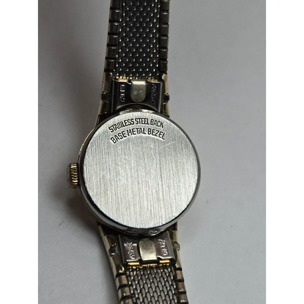 Vintage Wittnauer Womens Swiss Quartz Textured Dial 10K RGP Bracelet New Battery