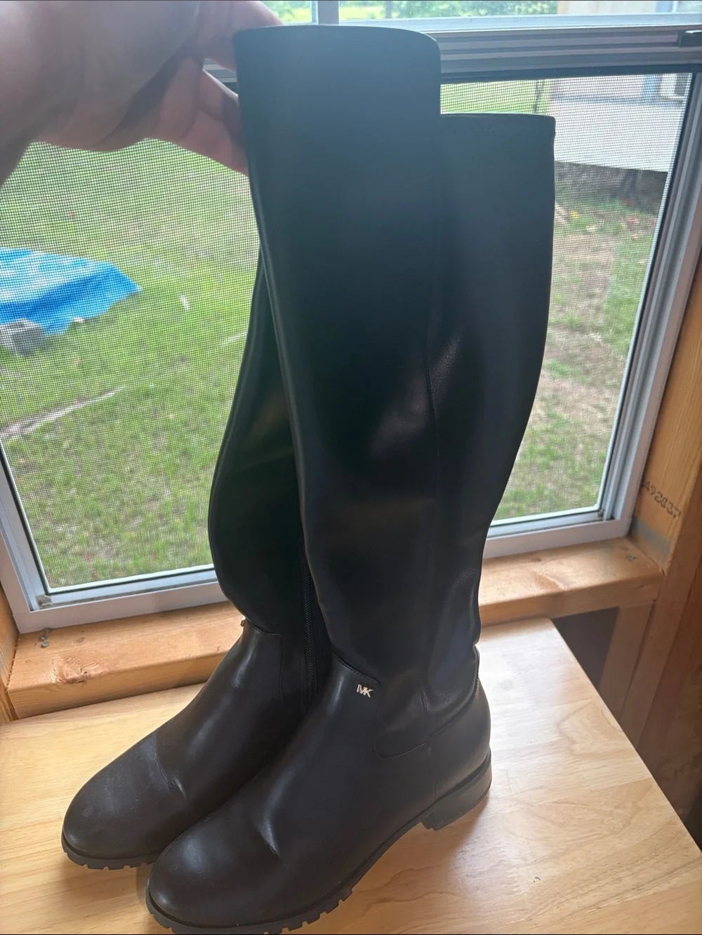 Michael Kors Black Over-the-Knee Riding Boots - 8