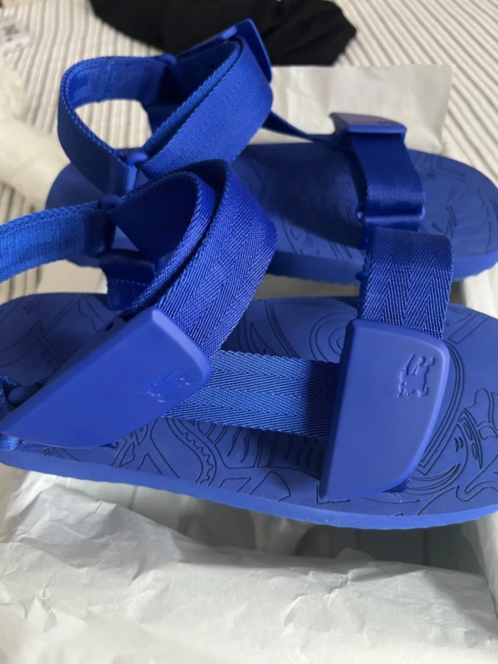 Burberry trek debossed