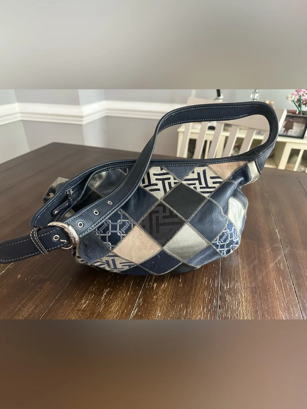 Tignanello patchwork hobo
