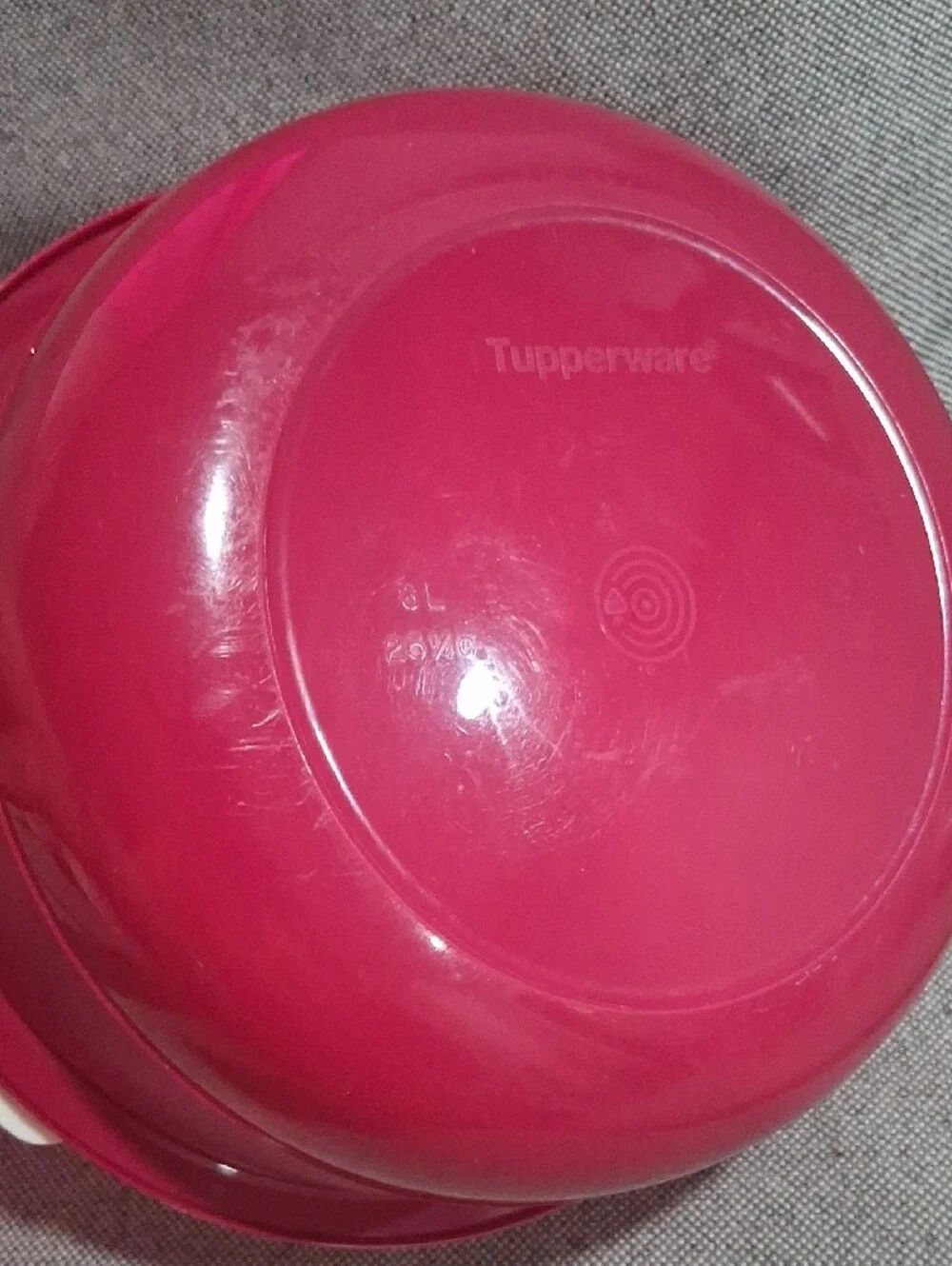 Tupperware durable plastic