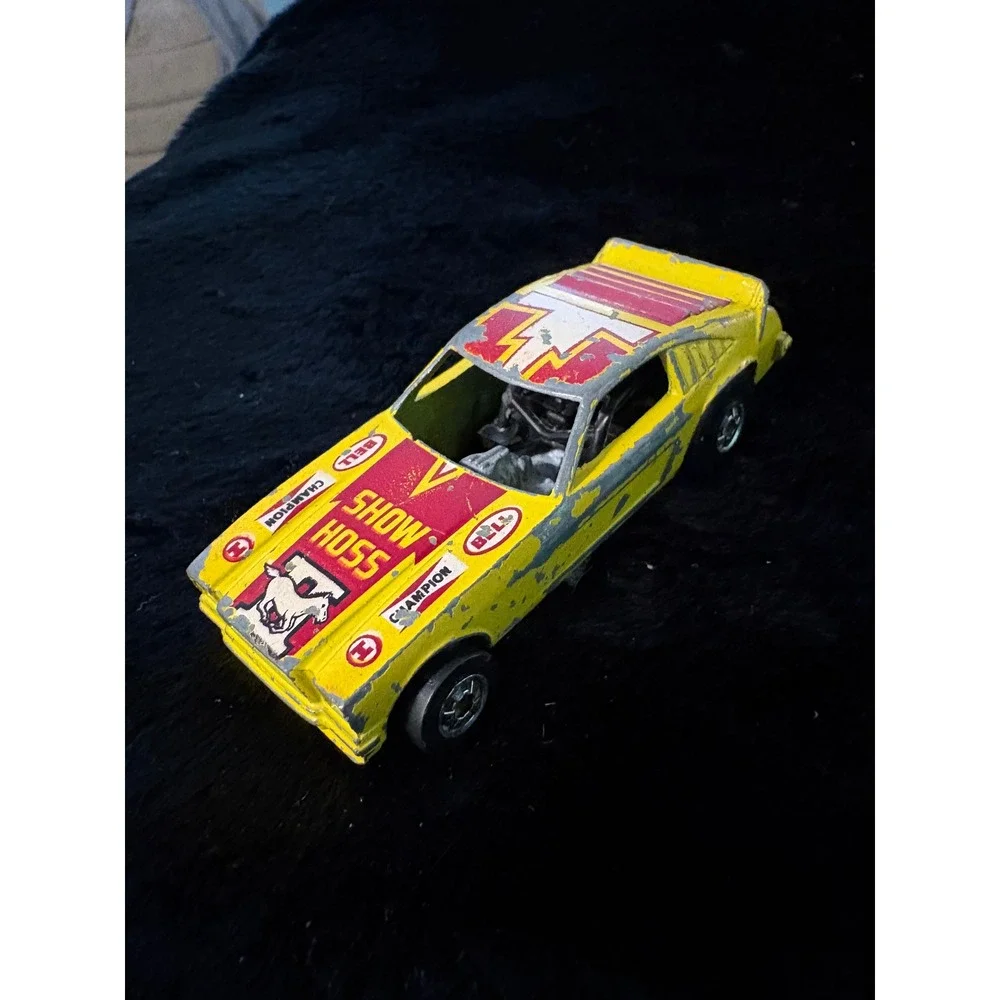 Vintage 1969 Hot‎ Wheels Show Hoss II Funny Car Yellow Mustang Diecast Mattel