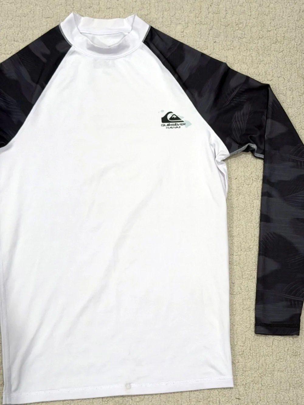 Men's Quiksilver Hawaii Long Sleeve Rash Guard Size Medium