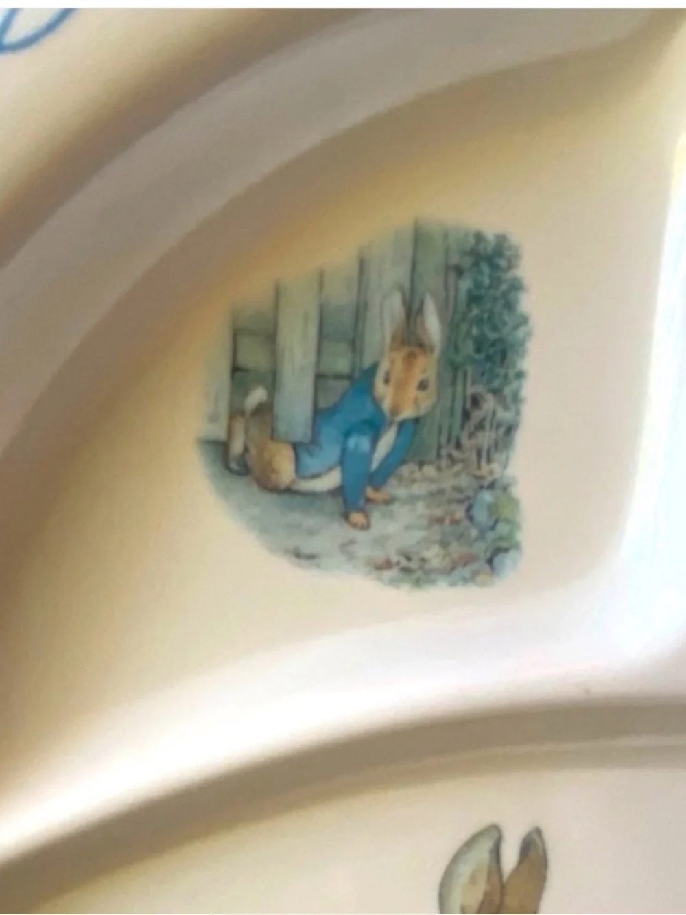 Peter Rabbit & Friends Melamine Plate Vintage Eden Beatrix Potter Plate