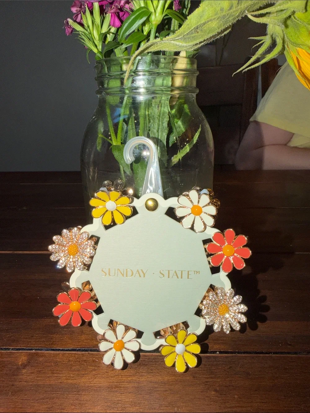 Sunday State Floral Multi-Color Enamel Earrings Set