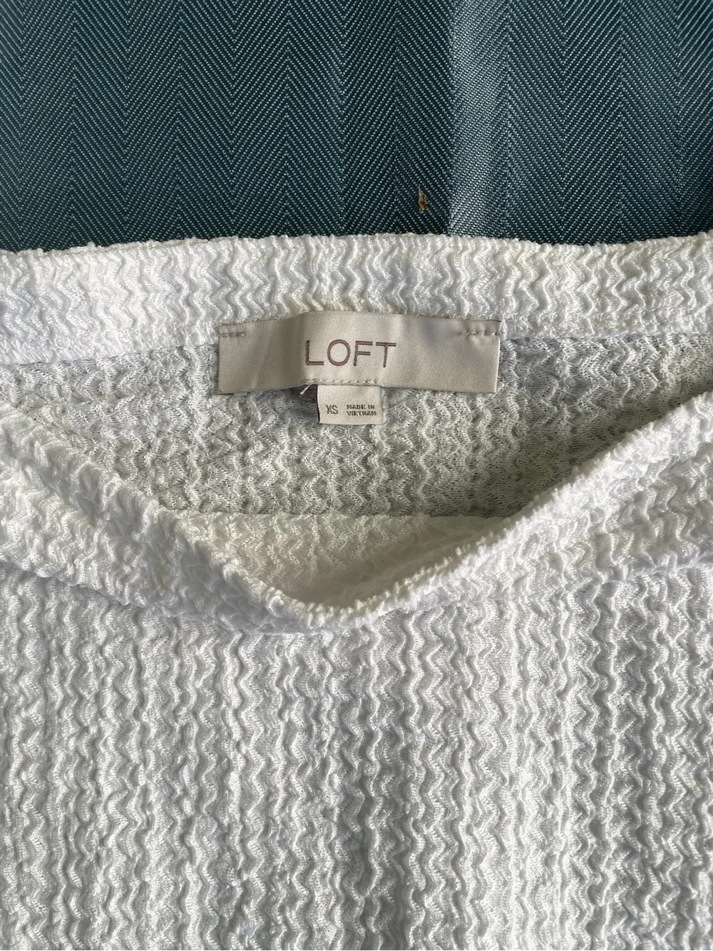 LOFT waffle knit