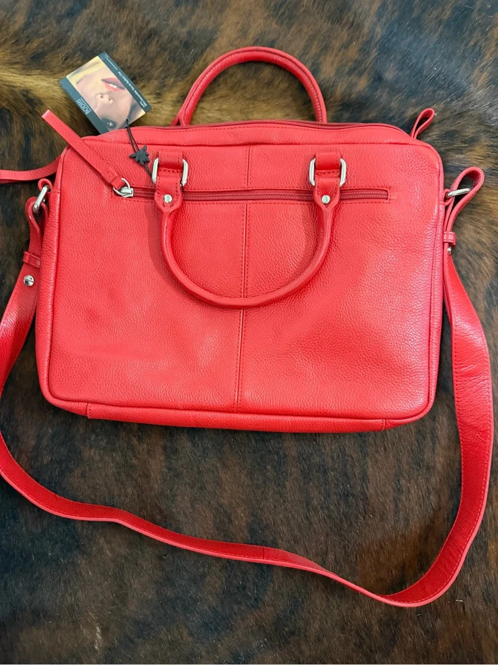 Bodhi red leather