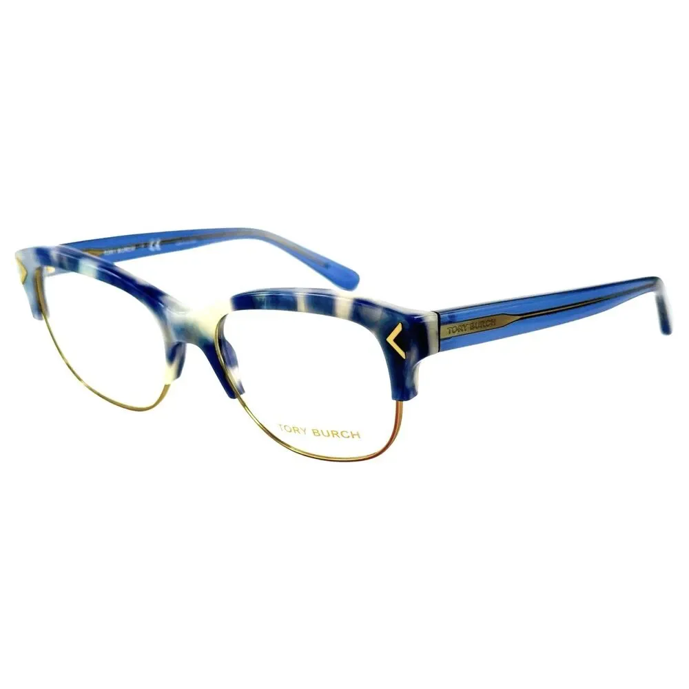 Tory Burch TY2083 Womens Metal Eyeglass Frame 1707 Blue Moonstone Gold 53-17