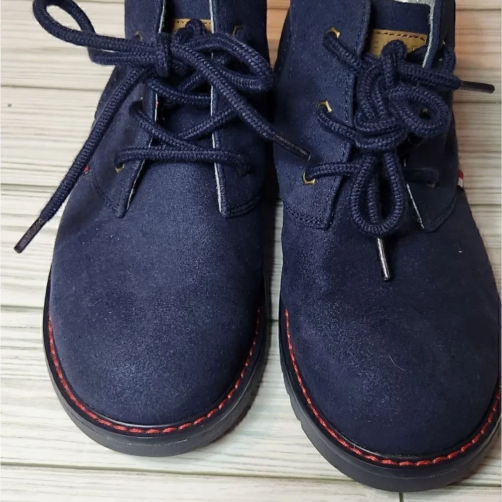 Tommy Hilfiger Navy Bramson Chukka Boot Boy Size 3
