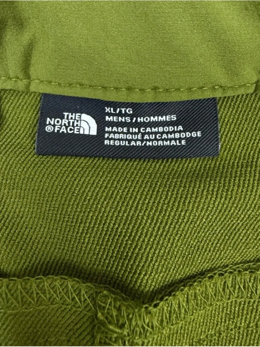 The North Face features fabric