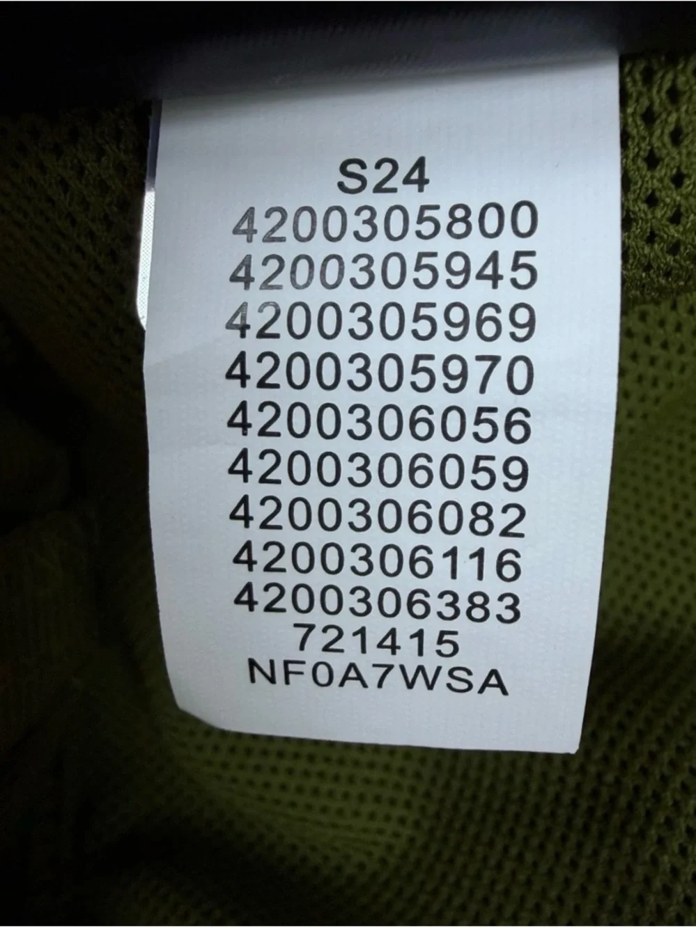 The North Face features travel regular