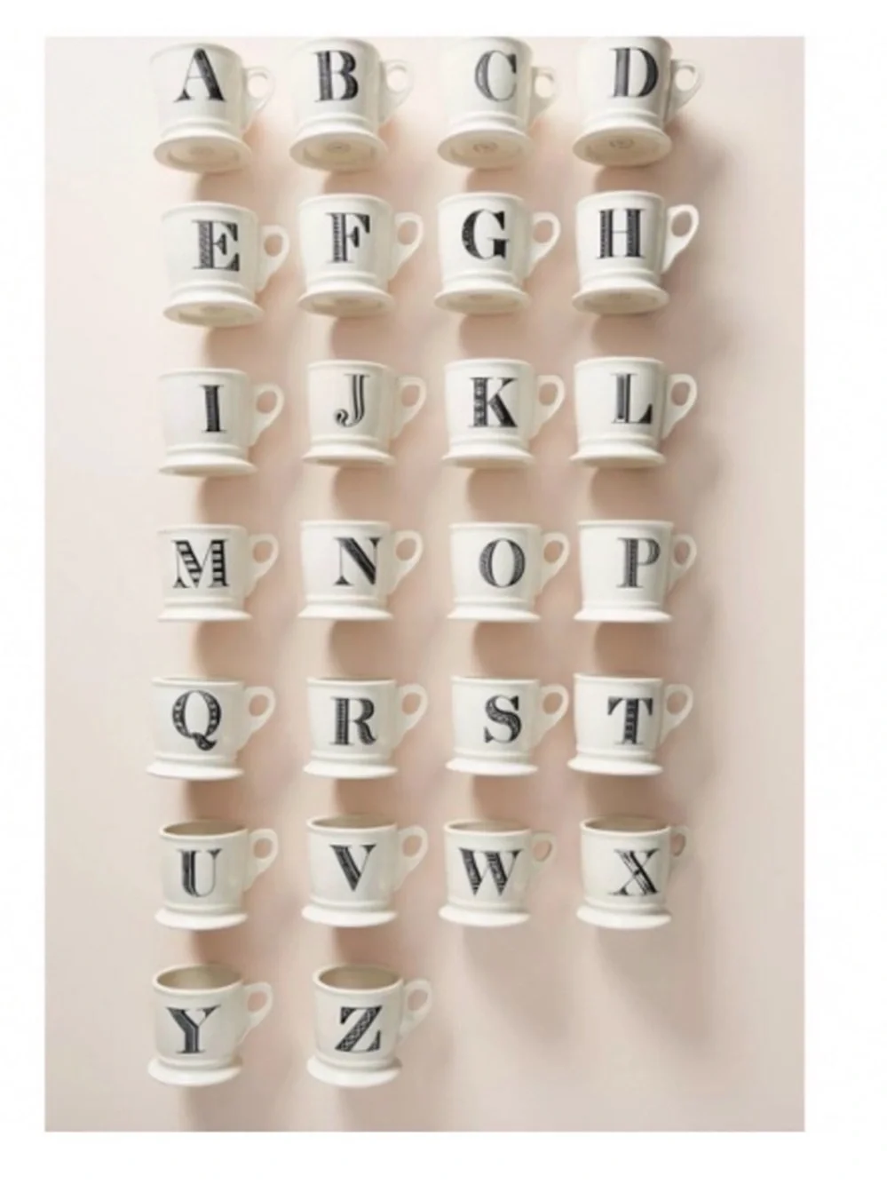 Anthropologie monogram coffee