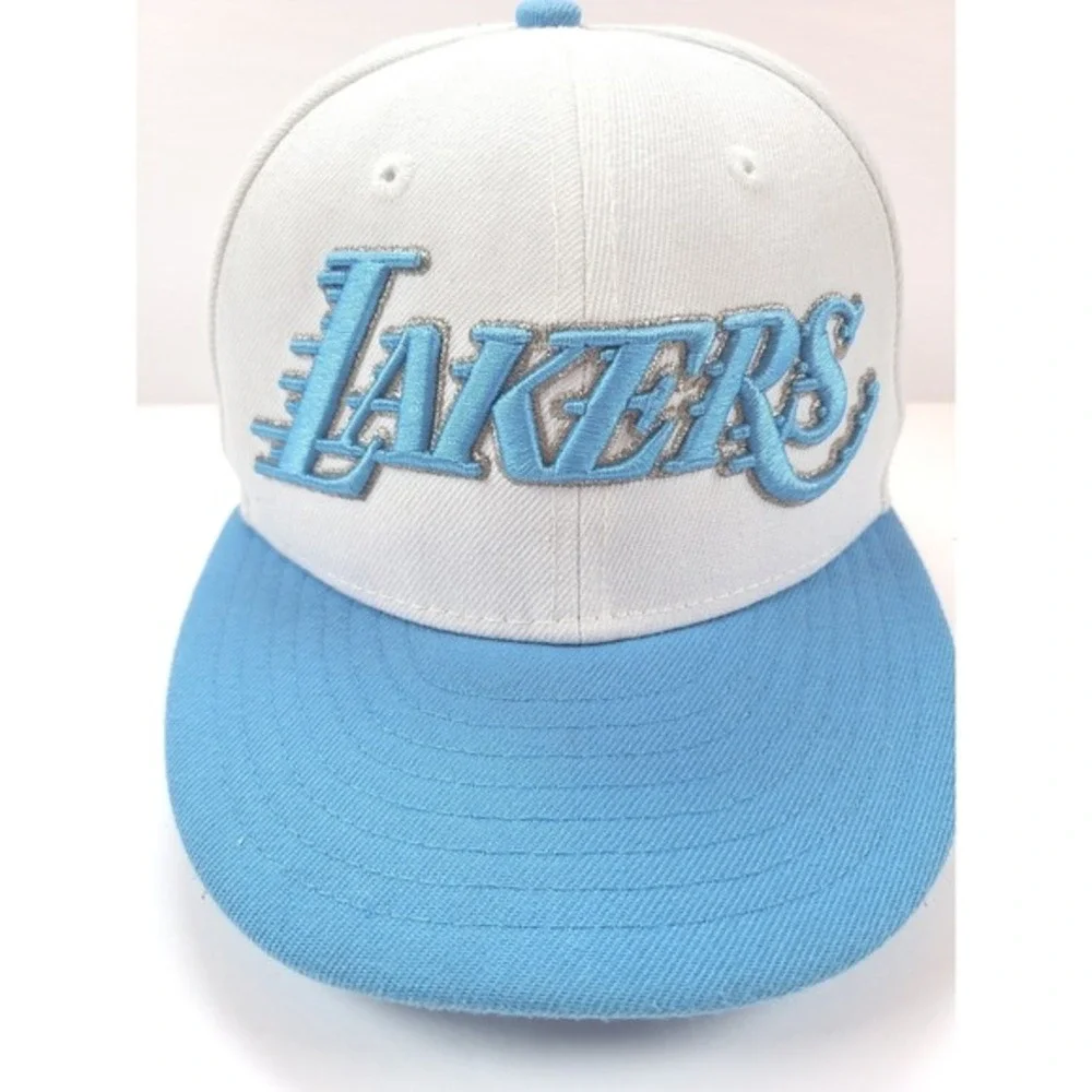 New Era Youth Los Angeles Lakers NBA 9FIFTY‎ Snapback Hat Light Gray Blue