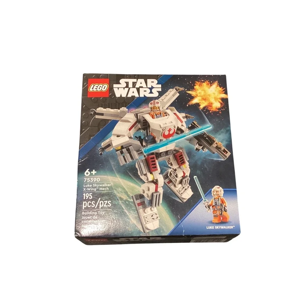 LEGO Star Wars Luke Skywalker X-Wing Mech 75390 Building Toy Set 195 Pieces‎ NEW