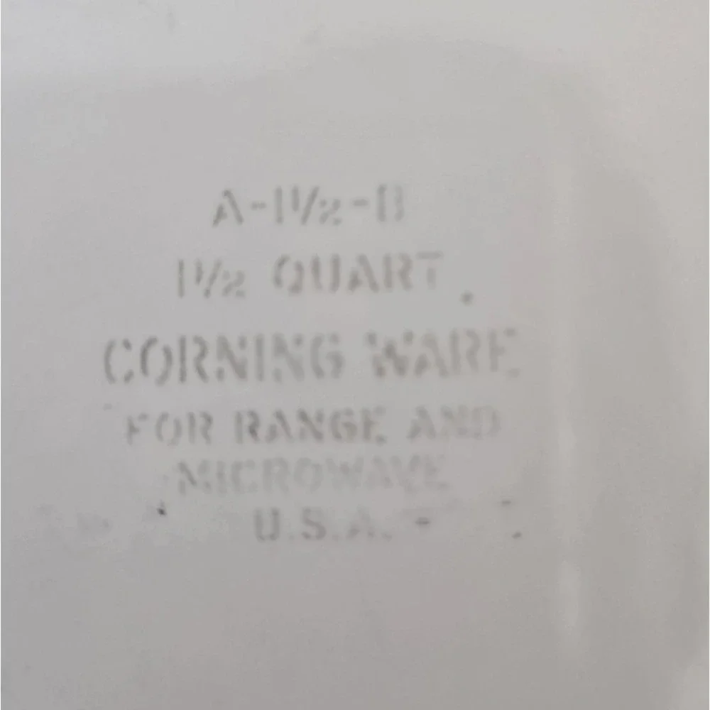 Corningware scratches bottom