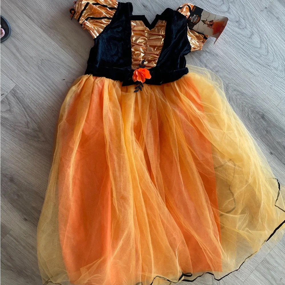 Hide and Eek orange witch costume cute halloween costume M