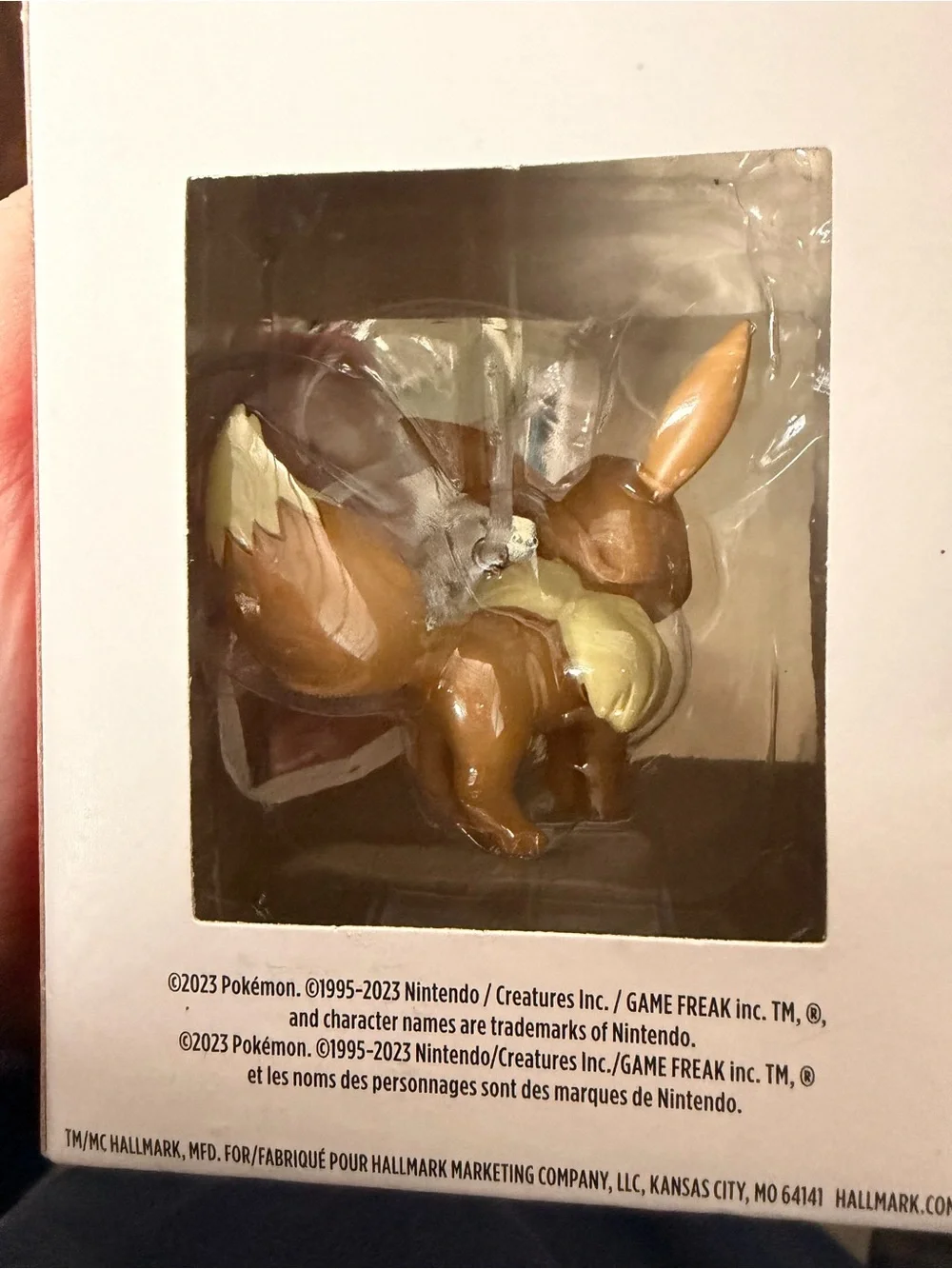 Hallmark Eevee Ornament — Brown & Cream Pokémon Figure