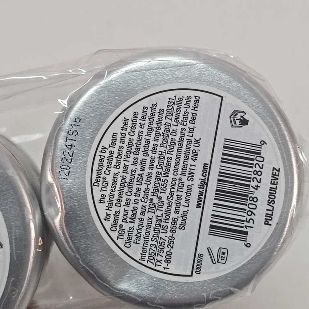 4PK Bed Head TIGI Pure Texture Molding‎ Paste ~ 2.93 OZ EACH