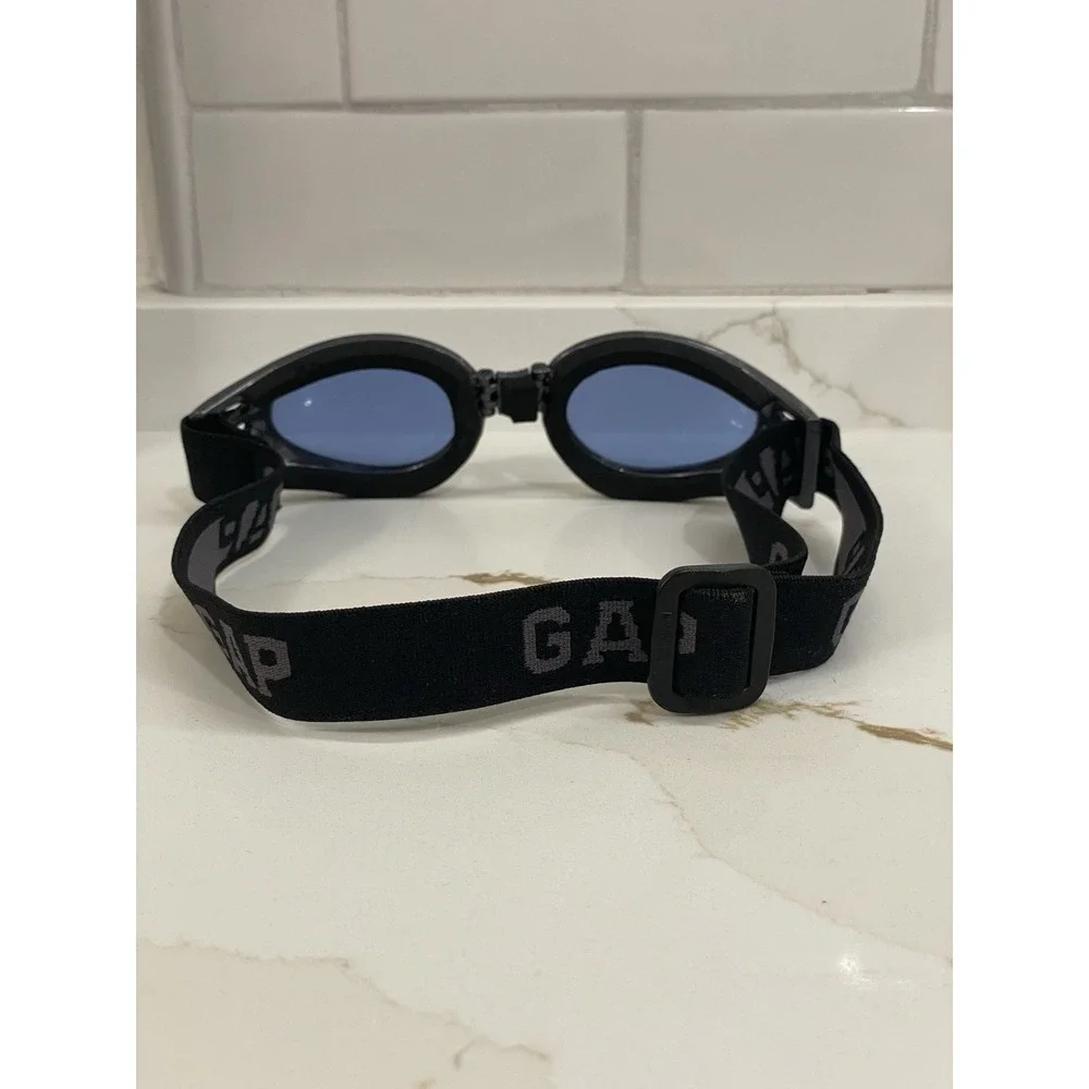 Vintage Y2K GAP Goggles Adjustable Folding Logo Grey‎ Cyberpunk Riding Sports