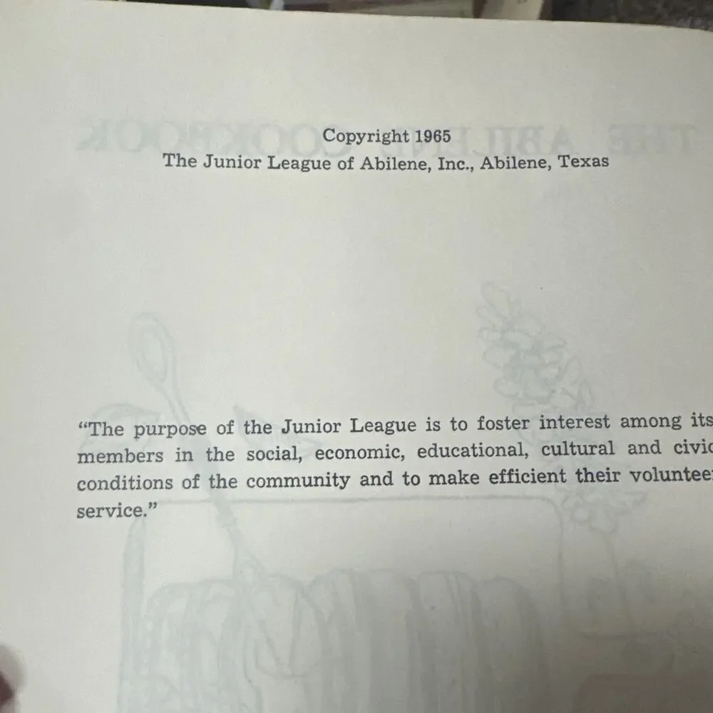 N/A abilene cookbook
