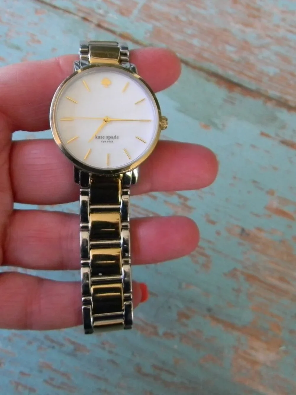 Kate Spade New York Gramercy Grand  Watch Stainless Steel Needs Battery