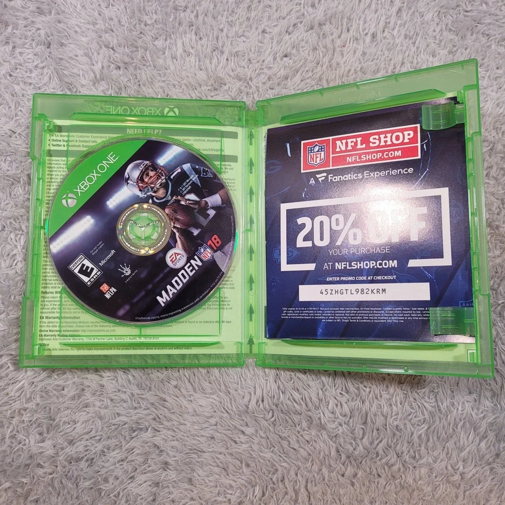 Madden NFL 18 (Xbox‎ One, 2017)