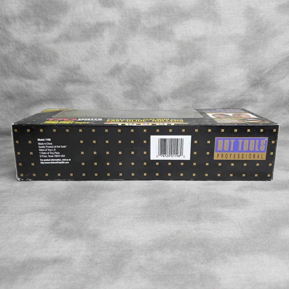 Hot Tools Professional Flat Iron With Easy-Glide Rollers Model 1198 NEW In Box