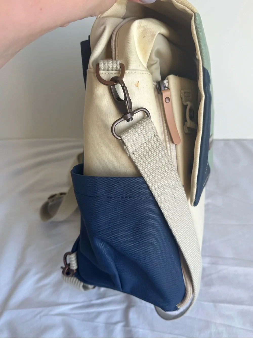 Petunia Pickle Bottom seen boxy straps