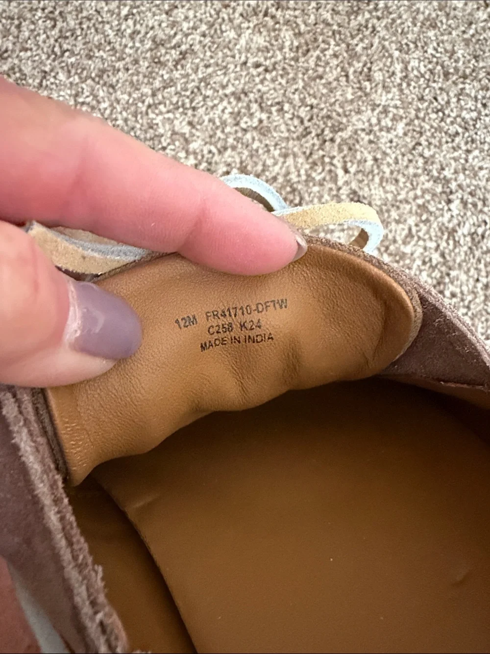 Frye Men's Suede Casual Boat Shoes in Taupe. Sz 12M.  New. Bag3