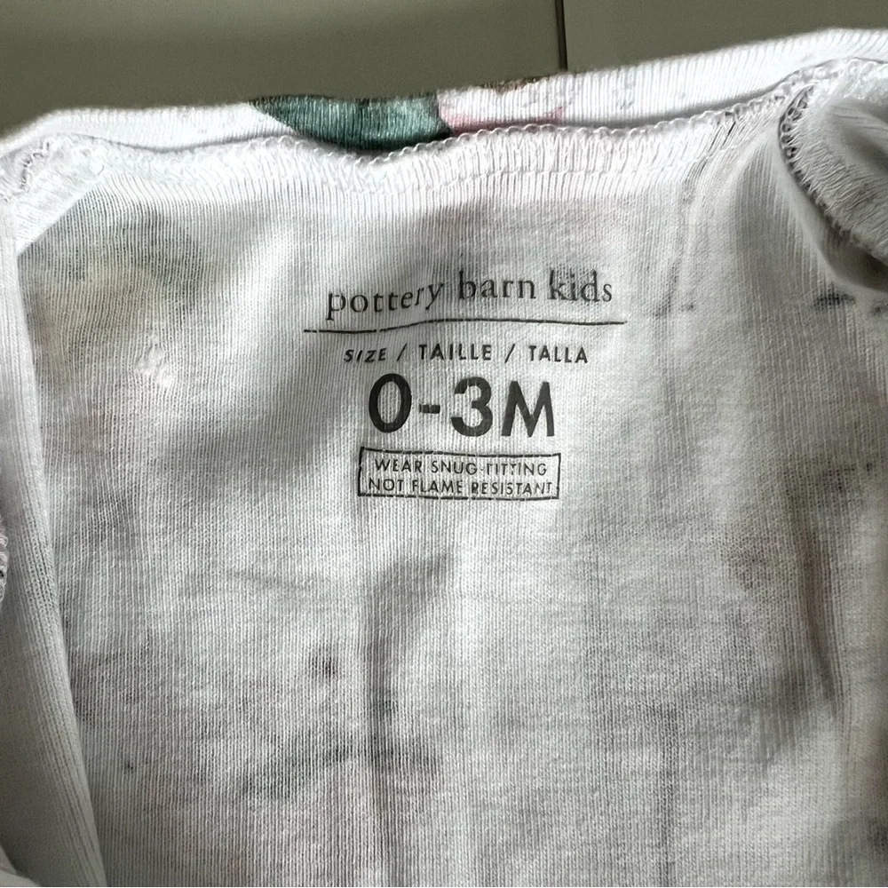 Pottery Barn Kids 3m🎅🏻 organic
